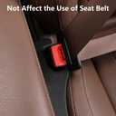 Car Seat Gap Filler Organizer - No Drop Seat Guard, Side Gap Filler for Car, SUV, and Trucks, 2 Pack, Black - Prevents Items from Falling, Extra Storage Space, Easy to Install, Durable & Eco-Friendly