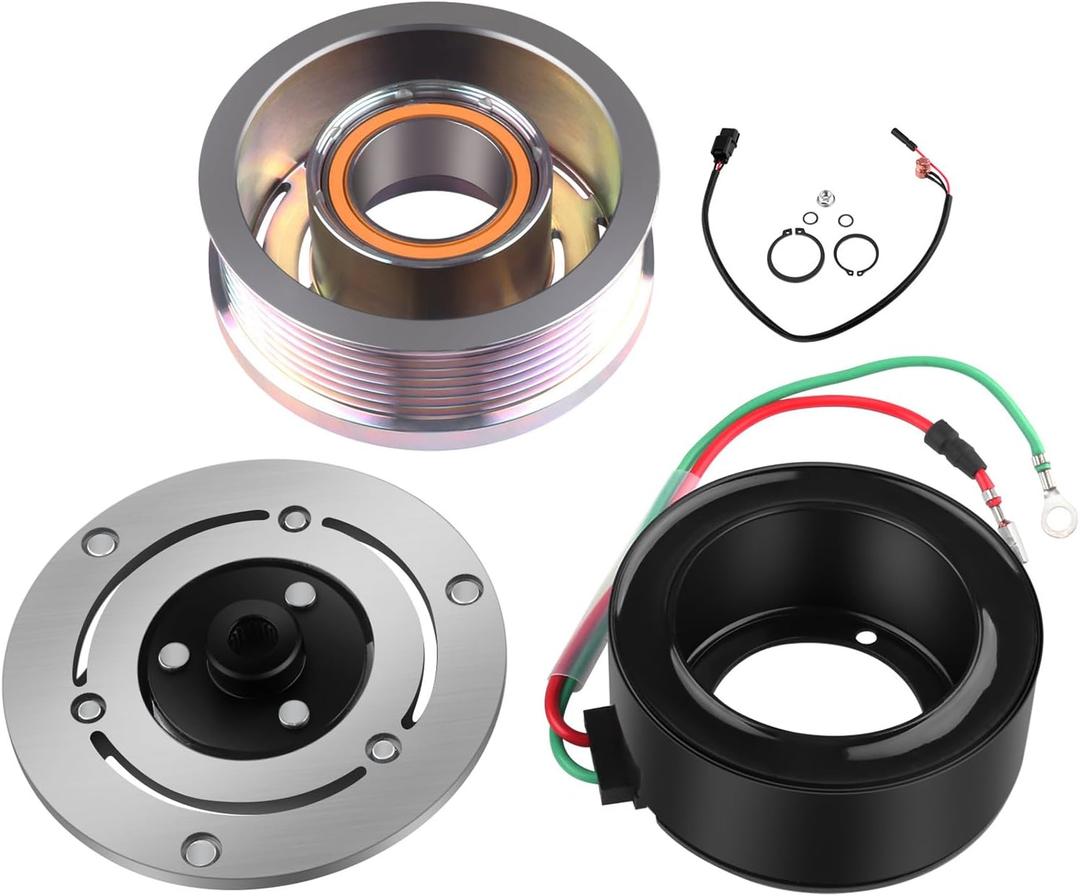 SCITOO AC Compressor Clutch for Honda Civic 1.8L 2006 2007 2008 2009 2010 2011, OE 38810RRBA01