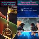 6 x for Samsung Galaxy S25/S24 Privacy Screen Protector, 2 Pack [Not Glass] Gradient Colorful Anti-Spy Anti-Blue Light Flexible PET Film + Easy Installation Frame Smooth Sensitive Full Cover