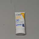 CeraVe 100% Mineral Sunscreen SPF 30, Face sunscreen With Zinc Oxide & Titanium Dioxide, Hyaluronic Acid + Niacinamide + Ceramides, Oil Free, Travel Size 2.5 oz (Exp: 12/2027)