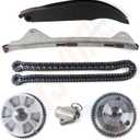 Timing Chain Kit - Intake & Exhaust VVT Gear 24350-2E700 24321-2E010 Fits for 2017-2022 Kia-Soul Forte Forte5 Seltos 2.0L, for 2018-2021 Hyundai-Veloster Kona Elantra 2.0L