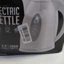 OVENTE Electric Kettle, 1.7L Fast Boiling Water Heater for Coffee or Tea, BPA Free with Water Level Gauge, Auto Shut-Off, Boil-Dry Protection, Indicator Light and Removable Filter, White KP72W
