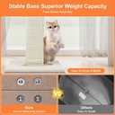 SOCATER Cat Scratching Post 33 Inch Nature Sisal Cat Scratch Post for Indoor Cats, Large Cat Scratcher Protect Your Furniture, for All Breeds