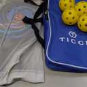 T TICCI Pickleball Paddles Set of 2, USAPA Approved Fiberglass Pickle Ball Paddles with 4 Pickleballs, Lightweight Rackets for Adults & Kids, Includes Carry Bag & Net Bag for Men, Women, Beginners,