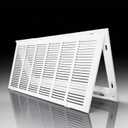 Steel Return Air Filter Grille,Return Vent Cover for Wall or Ceiling [Duct Opening Size] Removable Face/Door for 1 Inch Filters (30"W x 12"H Duct Opening)