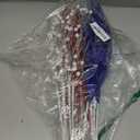 Giegxin 16 Pack Red White and Blue Artificial Flowers 17 Inches 4th of July Glitter Sticks Floral Picks Fourth of July Tree Decorations Stem Branches Ornaments for Vase Independence Day Decor