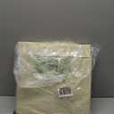 Dreamzie 6 Pack Bed Sheet Organizers and Storage - Front Window and Label - Foldable Linen Closet Organizers and Storage - Beige