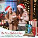 GEEMBI Book Lovers Gifts for Women - 2D Flat (Not 3D) Suncatcher Mushroom Christmas Ornaments 2025 - Bookish Gift for Readers Librarian, Christmas Ornament Gifts for Teacher, Fantasy Xmas Decorations (Emerald - Enchanted Tales)