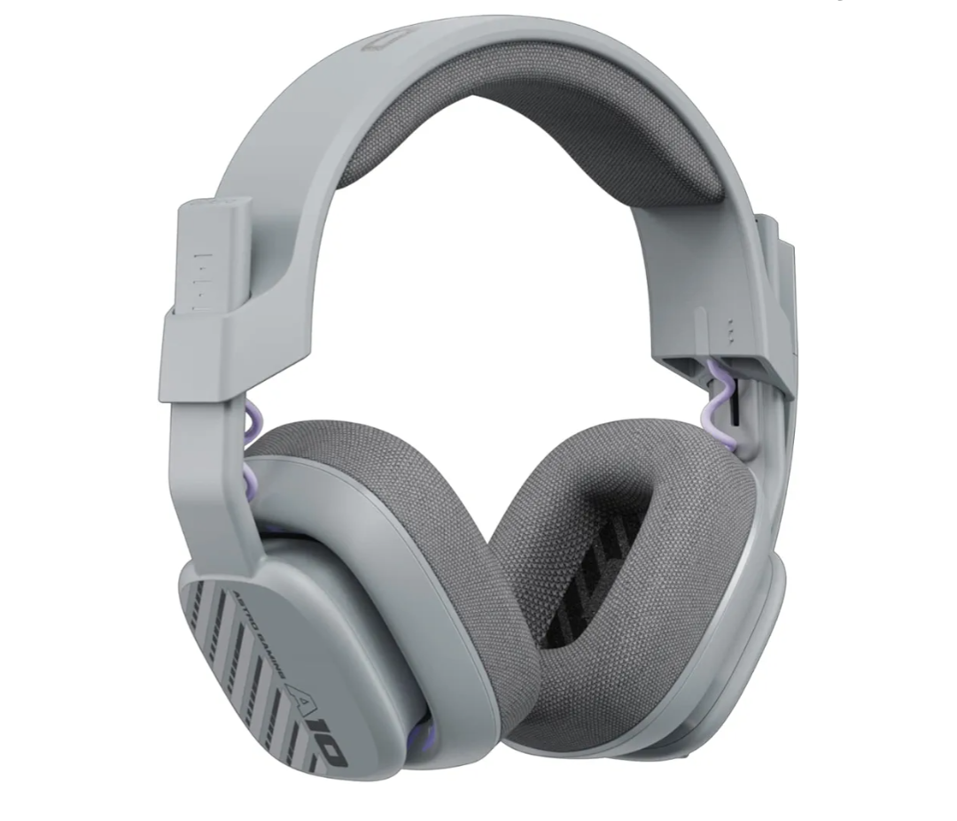 Logitech G Astro A10 Gen 2 Cross-Platform Wired Gaming Headset for PlayStation 5/4, Xbox S|X, Nintendo Switch, PC: 3.5mm Headphone Jack, 32mm Drivers, Flip-to-Mute Mic, Over-Ear - Grey