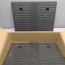 Curb Ramps for Driveway Threshold Wheelchair Doorway Sidewalks Shed Heavy Duty, 2 Pack 3.9 inch Rise, Ramps for Wheelchairs for Home Steps, Motorcycles, Lawn Mowers, 7000lbs Powersport Loading