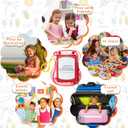 24 Pack Mini Magnetic Drawing Boards for Kids Erasable Doodle and Writing Pad Backpack Keychain Clip Drawing Board for Birthday Party Favors Goodie Bag Stuffers