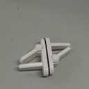 Door Lever Lock (2 Pack)  Prevents Toddlers from Opening Doors  Easy One-Hand Operation for Adults  Durable ABS with 3M Adhesive Backing  No Tools Needed for Install (White)