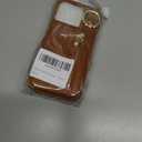 2 x for iPhone 15 pro Case with Card Holder for Women, for iPhone 15 pro Phone Case Wallet with Strap Credit Card with Kickstand Zipper Case - Brown