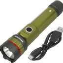 Swiss Tech Tglich Flashlight, 5000 Lumen, LED, Rechargeable, IP67 Waterproof, Magnet Tailcap