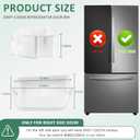 DA97-12650A Compatible for Sam-sung RF263beaesr RF260beaesr RF261beaesr Rf260beaeww Sam-sung Refrigerator Door Shelf Bin,Right Side Sam-sung Fridge Door Shelves