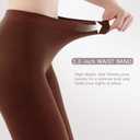 2 x Women's Tights 70D Soft Opaque Control Top High Waist Microfiber Pantyhose with Reinforced Toes (Black, XL)