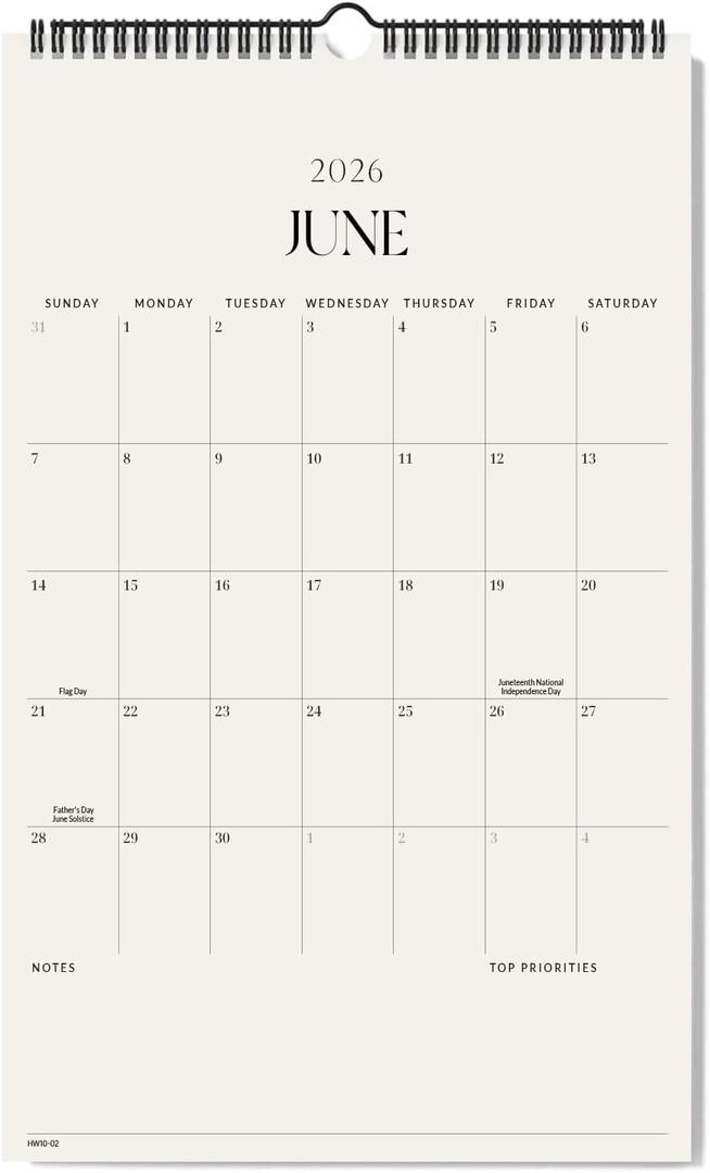 Jotsome Wall Calendar 2026-2027, Large Monthly Wall Calendar From Now to June 2027 11x17 inch for Home and Office, Easy Planning, Gift for the Holidays