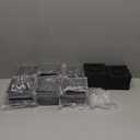 EXCMARK 4x4 Solar Post Cap Lights Outdoor Waterproof 12 Pack Fence Deck Post Lights with High-Brightness LEDs, Dual Light Modes Warm White & Cool White. (Classic Black, 12)