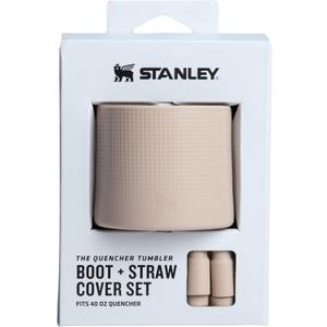 STANLEY Quencher Boot and Straw Cover Cap | Anti-Slip Silicone Protector for Tumbler with Handle | Accessory Set for Stainless Steel Drinking Cup | BPA-Free