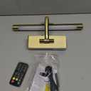 Tassuowell Wireless Picture Lights for Wall,12 Inch Battery Operated Picture Light,3CCT Dimmable Lights for Pictures on Wall with Timer and Remote for Display Photo Frame (Antique Bronze, 12inch)