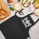 Dog Mom Gifts, Dog Aprons for Women with Pockets, Dogs Lovers Gifts Grooming Apron