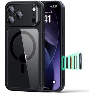 Amazon.com: ESR for iPhone 17 Pro Case, Camera Control, Compatible with MagSafe, Shockof Military-Grade tection, Magnetic Phone Case for iPhone 17 Pro, Classic Hybrid Case, Clear Black : Cell Phones & Accessories, B-Clear Black