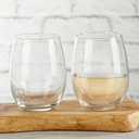 Stemless Wine Glass 15 oz. (Set of 12)| Kitchen Drinking Glass or DIY Party Favor