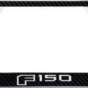 Ford F 150 License Plate Frame (2 Hole/Zinc, Chrome/Black)