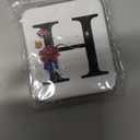 SUNBMO Initials H Compact Mirror - PU Leather Makeup, Bridesmaid Gifts for Women, Wedding & Engagement Gifts