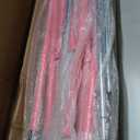 Safly Fun Foldable Gymnastics Bar for Kids, Adjustable 35"-51", Sturdy 145 lbs Capacity, Easy-to-Assemble, Gymnastics Equipment for Kids for Indoor/Outdoor Training (Pink)