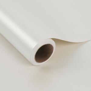 LaRibbons White Wrapping Paper, 30 Inch x 33 Feet, Solid Color Pearly-Lustre Gift Wrapping Paper Rolls for Wedding, Christmas, Valentine's Day, Birthday, Baby Shower