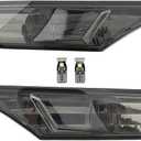 AUTOKAY Side Marker Lamp Turn Signal Light W/Led Bulbs Fits for Honda Civic 2016-2021-Smoke