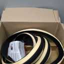 Hycline 26X1 3/8 Bike Tire Set: 2-Pack (37-590) Folding High-Density Bicycle Tires with Schrader Tubes & Tire Levers Fits Vintage 261 3/8 City/Commuter Bikes
