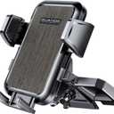 GUANDA TECHNOLOGIES CO., LTD. CD Phone Mount, Upgraded Car Phone Holder [Thick Cases Friendly], 360 Adjustable Universal Phone Mount for Car CD Slot Mount for iPhone & Android Cell Phones (Grey)