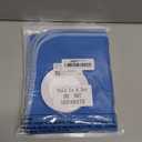 Weewooday Silver Storage Bags Anti Tarnish Silver Protector Bags Blue Holder for Silverware Flatware Storage Organizer Cloth Place Setting Roll with White Ribbon for Teaspoon Utensils(6 Pieces)