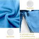 Aesthetic Horse Throw Blanket - Plush, Soft, Comfy, Lightweight, Warm, Fuzzy, Flannel Blanket for Couch, Sofa, Bed, Travel, Outdoor, Home Decor for All 50''60''