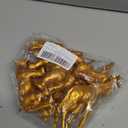 Safari Animals Figures, Gold Jungle Animals Toy for Kids, Toddlers