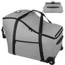 Car Seat Bags for Air Travel Fit Chicco Keyfit 35 and Anti-rebound Bar Base, Fit Doona Car Seat Stroller and Base, Nuna Pipa Travel Bag, Infant Car Seat Bag, Doona Travel Bag (Grey)