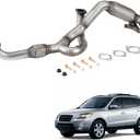 Front Flex Exhaust Pipe for 2007-2009 Hyundai Santa Fe GLS 2.7L HS01F | Stainless Steel Exhaust Flex Pipe Replacement OE#28610-0W350
