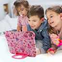 iPad 10.2 Kids Tablet Case for Boy & Girl - Pink Princess EVA Foam Shockproof Kid-Proof Case with Stand & Handle