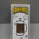 Hazel Quinn French Press Coffee Maker, 450ml/15oz, Heat-Resistant Borosilicate Glass, 304 Stainless Steel, BPA-Free, Easy to Clean, Precision Filtration for Coffee & Tea, Ideal for Home, Travel