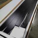 GarveeHome Farmhouse Dining Table for 6-8 People, 71 in Long Kitchen Tables with Wooden Sturdy Frame, 6 ft Large Rectangular Dinner Table for Dining Room, Kitchen (Black, 71" Non-extendable)