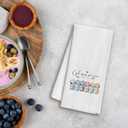 2 x WFSM Boho Christian Kitchen Towels 16x24 - God Says You are Christian Dish Towels for Kitchen, Inspirational Christian Gifts for Women, Bible Verse Scripture Decorative Hand Towels for Bathroom