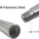 5/8"-11 Thread Angle Grinder Extension Shaft Set Connecting Rotary Rod Car Polishing Adapter of 3pcs, 3 inch, 3.9inch, 5.5inch