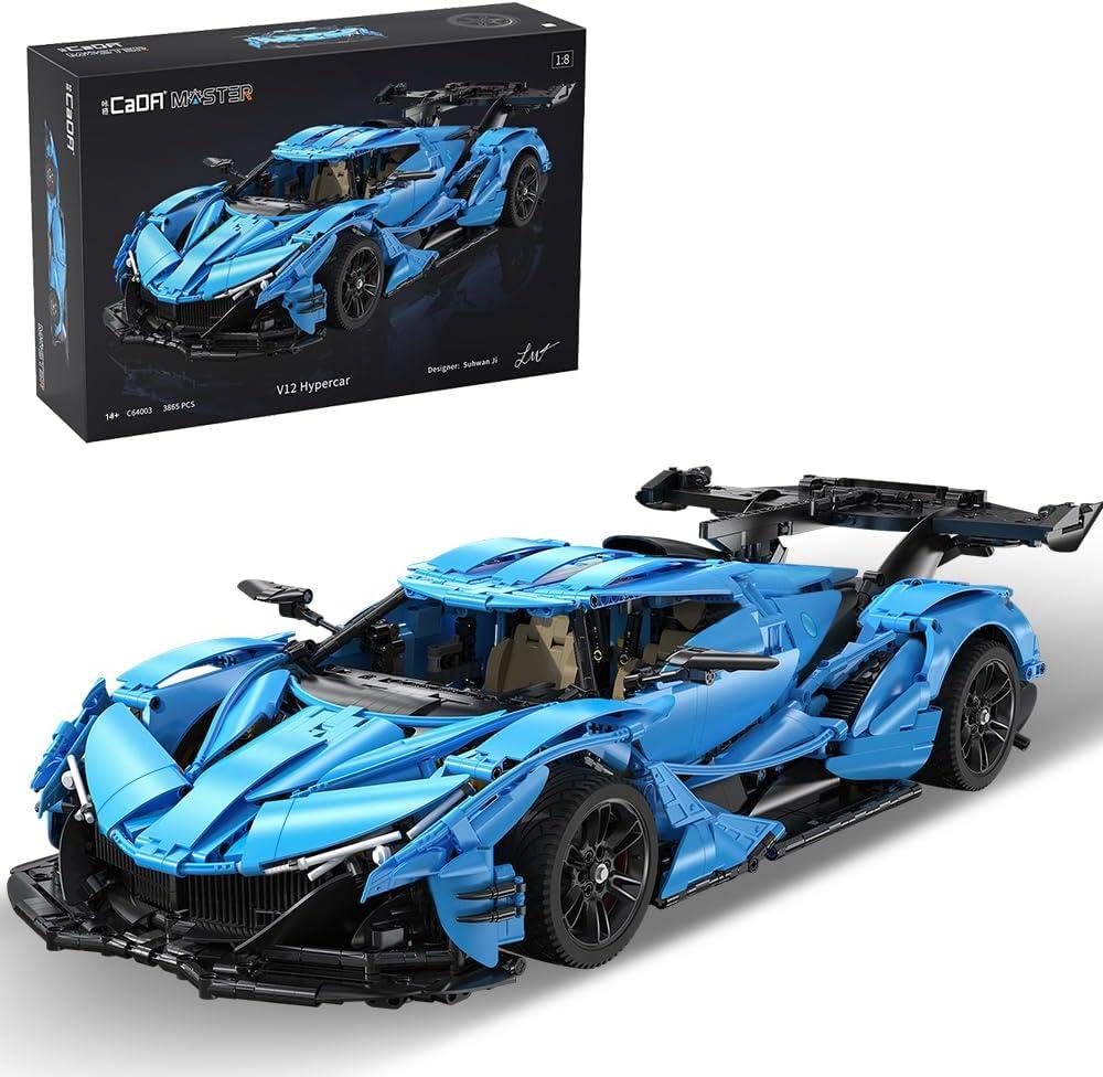 CaDA Master Apollo IE C64003W Super Car Building Kit,3865/pcs MOC Building Blocks for Adults and Teens,1:8 Model Sports Car Sets, V12 Hypercar Technology Bricks CaDA Master Apollo IE C64003W Super Car Building Kit,3865/pcs MOC Building Blocks for Adults and Teens,1:8 Model Sports Car Sets, V12 Hypercar Technology Bricks