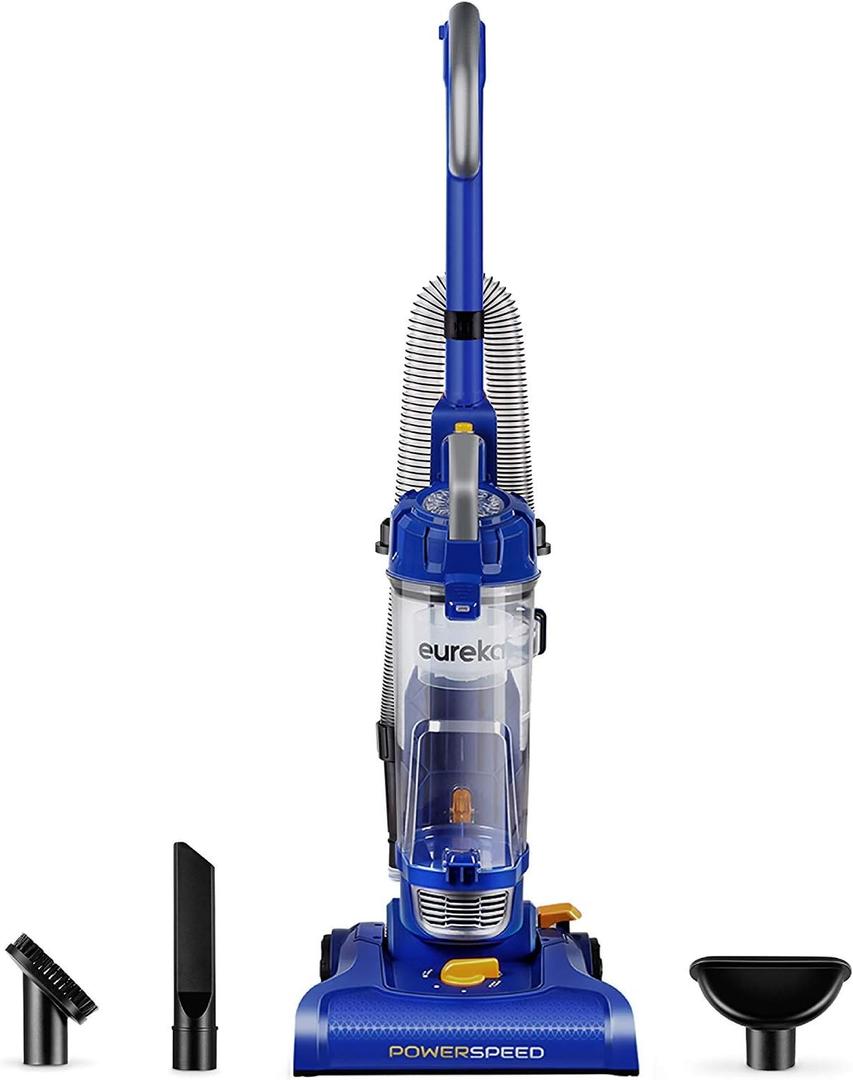 eureka NEU182A Power Speed Bagless Upright Vacuum Cleaner, Lite, Blue