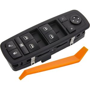 Power Window Switch,8 PINS +13 PINS Check Required,Fits for Dodge Dart 2013-16.Replaces 68271203AB 68271203AA 56046568AC.Driver Side Control Door vidrios Master Switch.(Green Light)