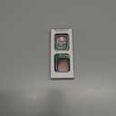 2-Pack 2-in-1 Waterproof Bling Case for Apple Watch 40mm Series 6 SE 5 4 with Tempered Glass Screen Protector, Crystal Diamonds Rhinestone Overall Durable Cover Front & Back Bumper for iWatch 40mm