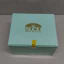 BTaT- Floral Tea Pot with Gift Box, 38 oz, White with Pink Roses & Gold Trim, Porcelain Teapot Ceramic, Dishwasher Safe