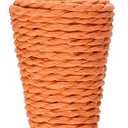 21" Long Vase, Living World Nibblers Corn Husk Pet Chew, Carrot Plant Decorations, Brown